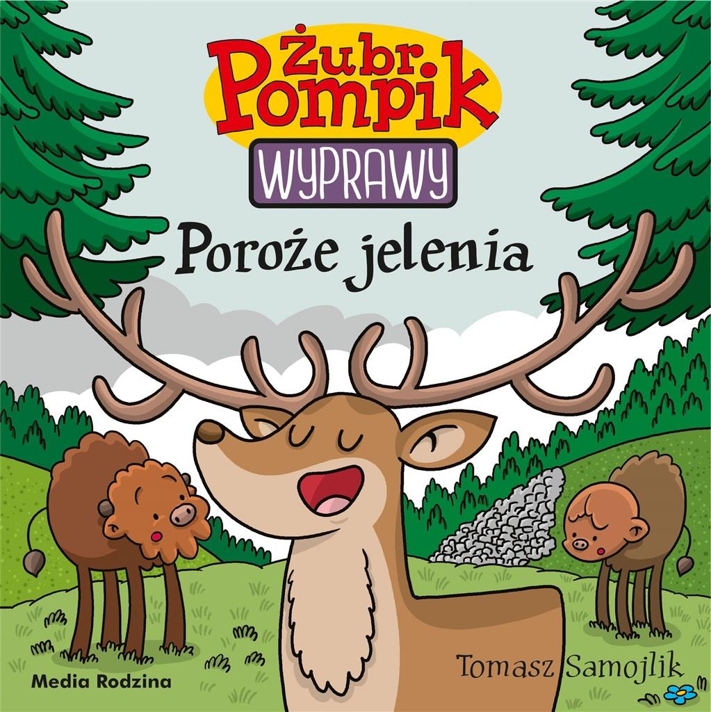 Książka - Żubr Pompik. Wyprawy T.21 Poroże jelenia