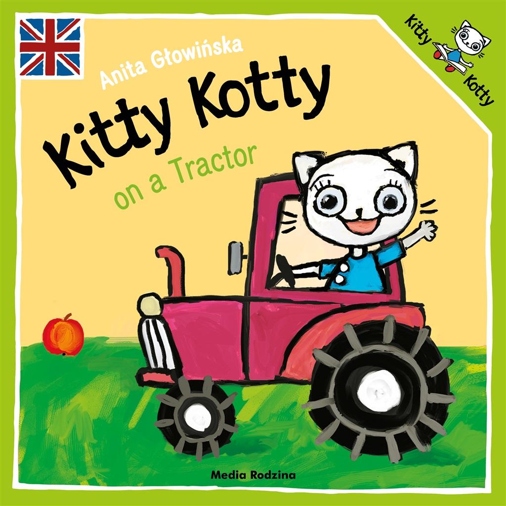 Książka - Kitty Kotty on a Tractor