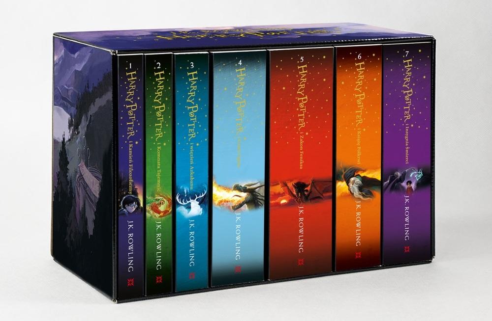 Książka - Pakiet: Harry Potter siedmiopak BR