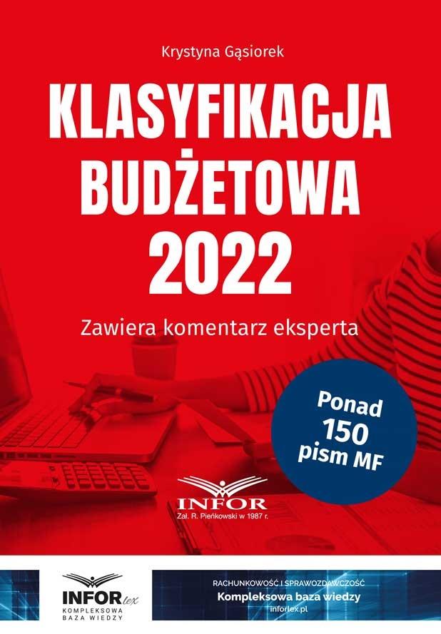 Książka - Klasyfikacja Budżetowa 2022