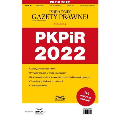 PKPiR 2022. Podatki 1/2022