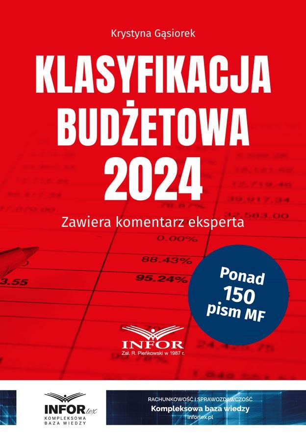 Książka - Klasyfikacja Budżetowa 2024