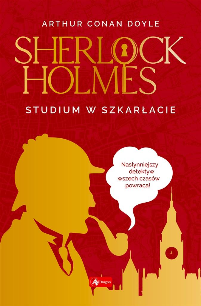 Książka - Sherlock Holmes. Studium w szkarłacie