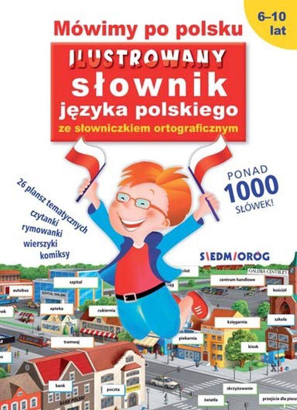 Książka - Mówimy po polsku. Ilustrowany słownik języka...