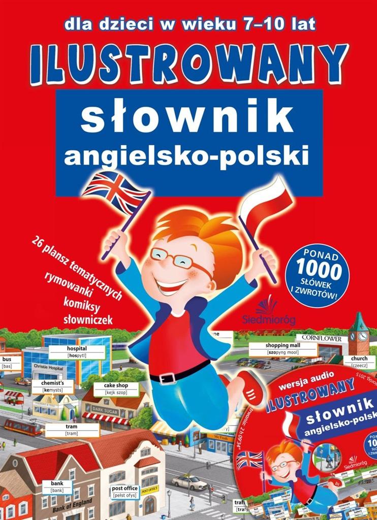 Książka - Ilustrowany słownik angielsko-polski z płytą CD
