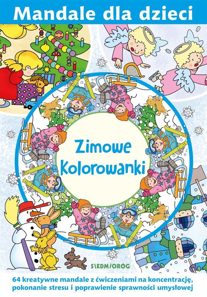 Mandale dla dzieci. Zimowe kolorowanki