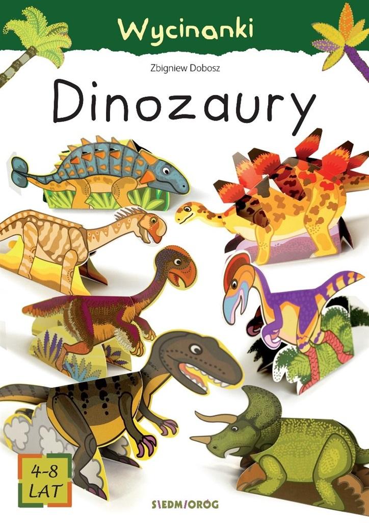 Książka - Wycinanki - Dinozaury