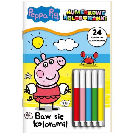 Peppa Pig Numerkowe Kolorowanki