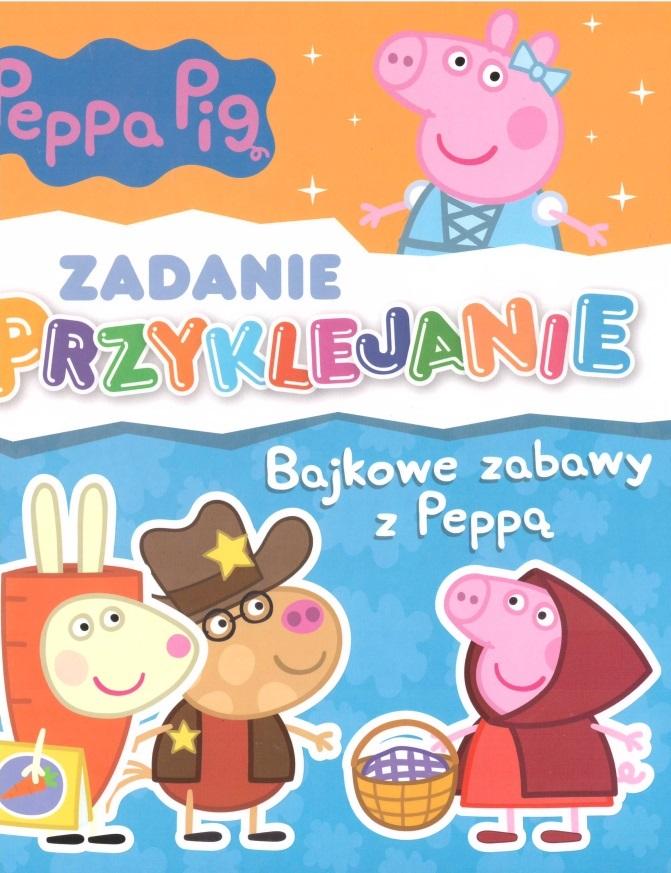 Peppa Pig Zadanie Przyklejanie