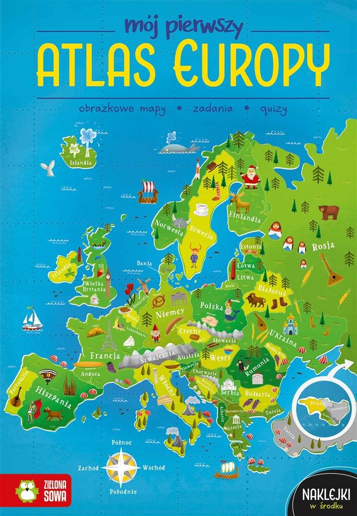 Książka - Mój pierwszy atlas Europy