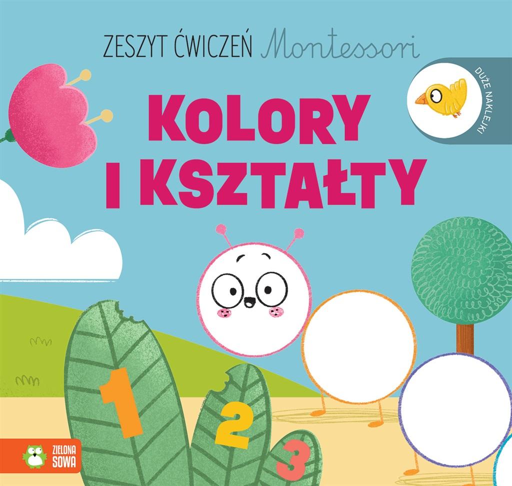 Książka - Zeszyt ćwiczeń Montessori. Kolory i kształty