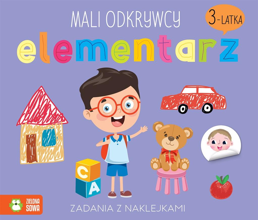 Książka - Mali odkrywcy. Elementarz 3-latka