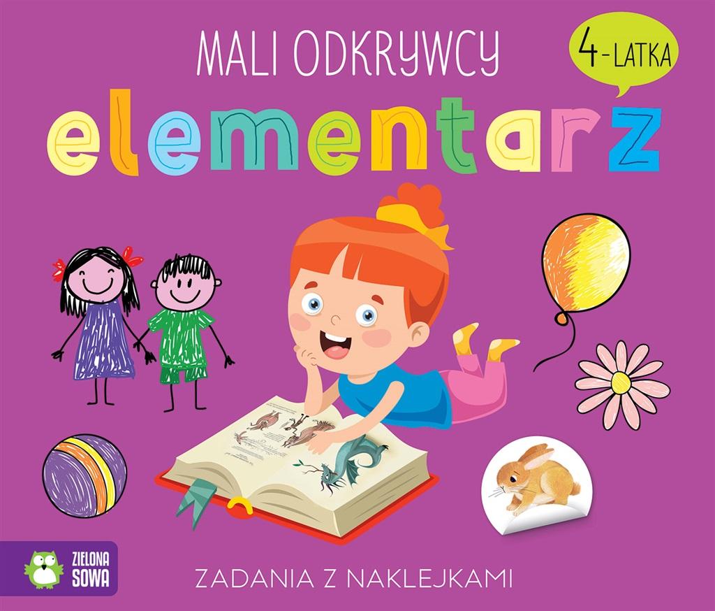 Książka - Mali odkrywcy. Elementarz 4-latka