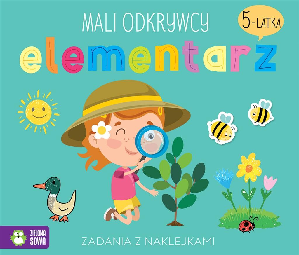 Książka - Mali odkrywcy. Elementarz 5-latka