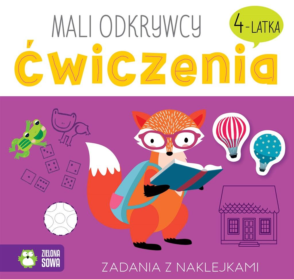 Książka - Mali odkrywcy. Ćwiczenia 4-latka