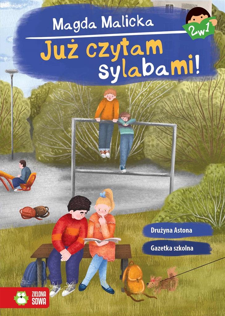 Książka - Już czytam sylabami 2w1 Gazetka szkolna i...