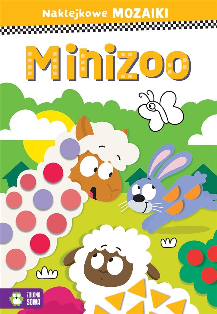 Książka - Naklejkowe mozaiki. Minizoo