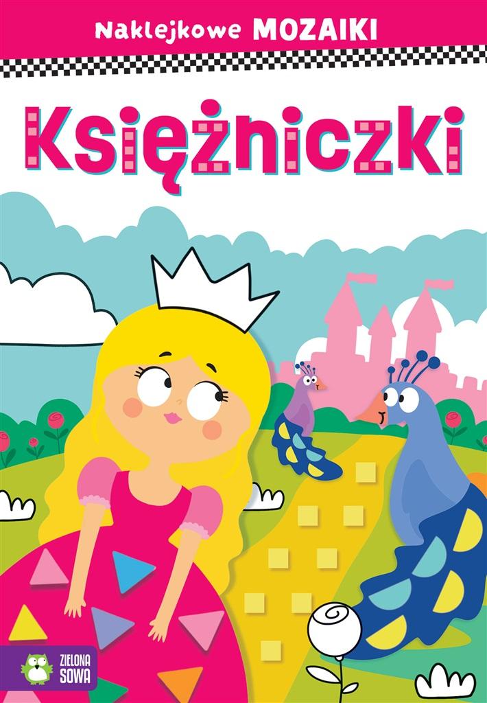 Książka - Naklejkowe mozaiki. Księżniczki