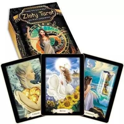 Złoty Tarot (78 kart + książeczka) karty do wróżenia Studio Astropsychologii