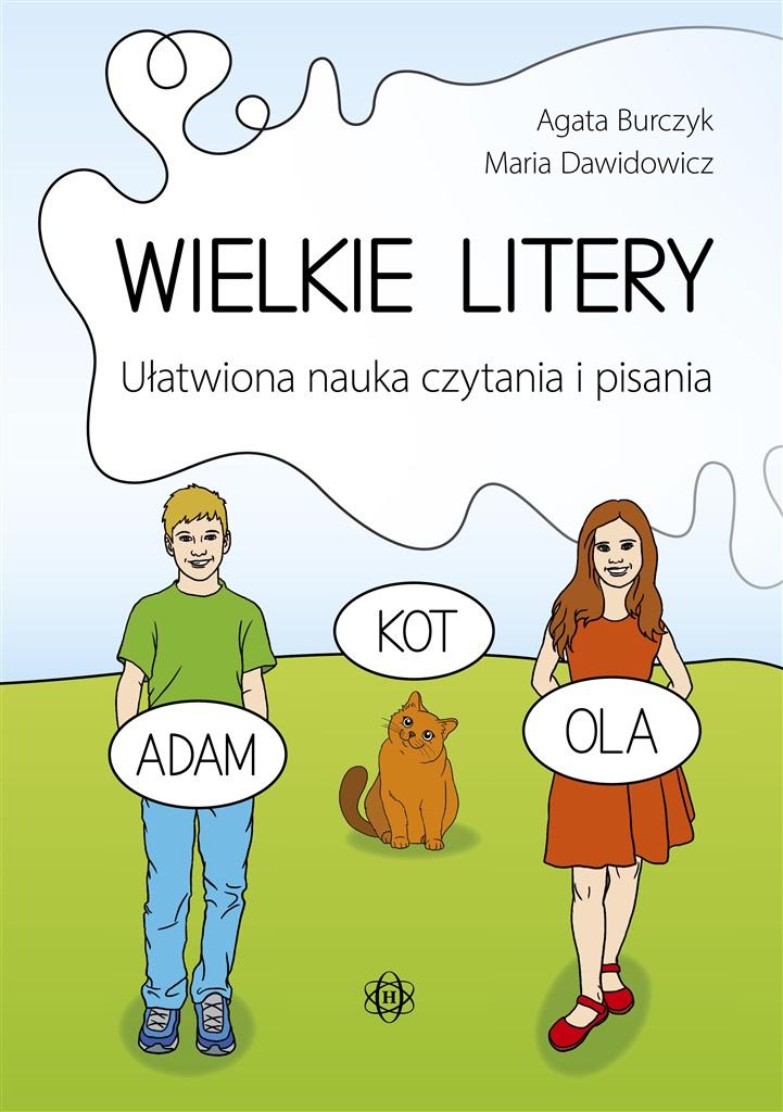 Książka - Wielkie litery. Ułatwiona nauka czytania i pisania