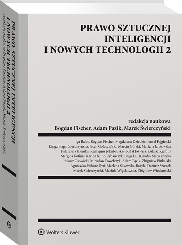 Książka - Prawo sztucznej inteligencji i nowych technologii