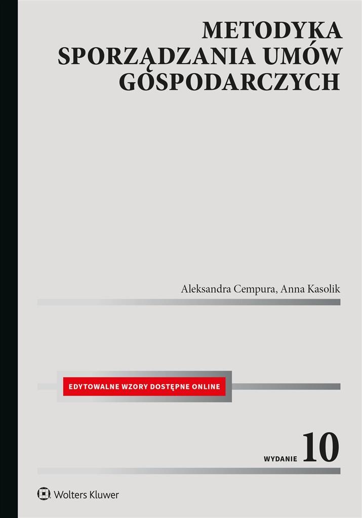 Książka - Metodyka sporządzania umów gospodarczych w.10