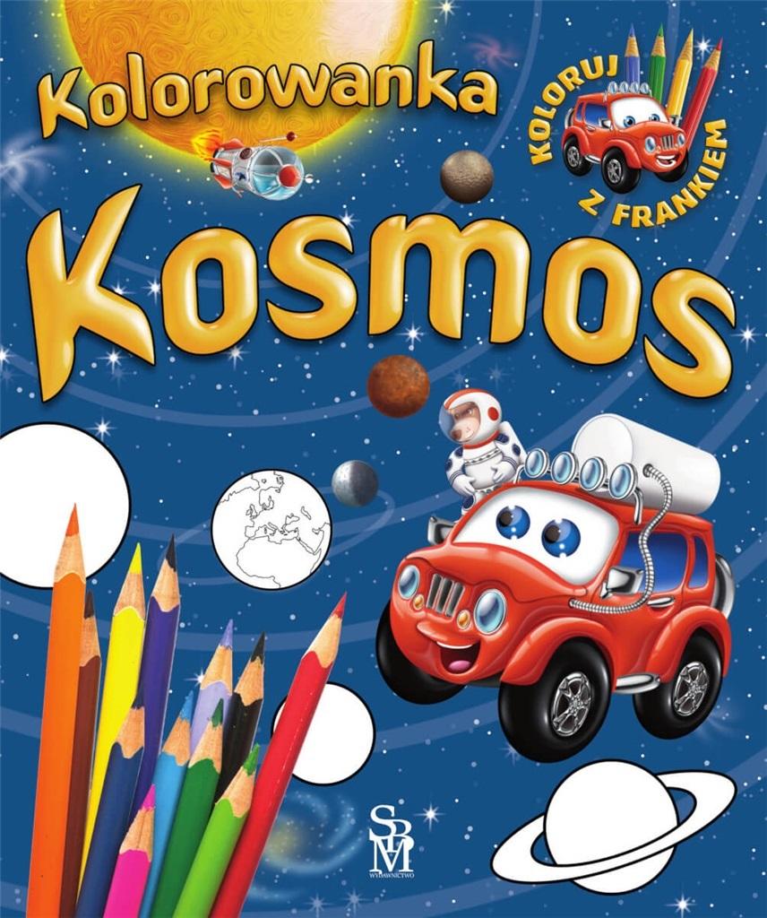 Książka - Samochodzik Franek. Kolorowanka. Kosmos