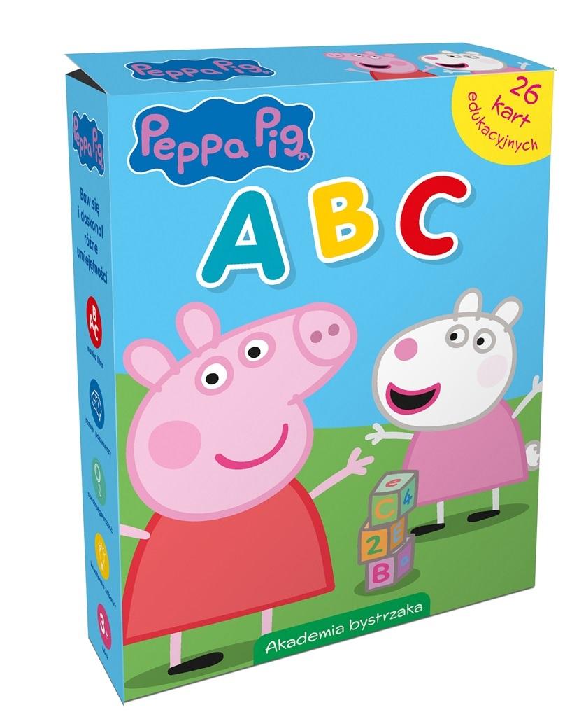 Książka - Świnka Peppa. ABC. Karty edukacyjne w pudełku