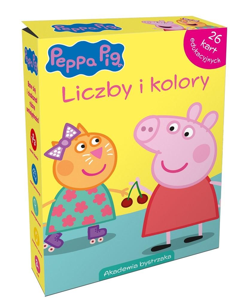 Książka - Świnka Peppa. Liczby i kolory. Karty edukacyjne