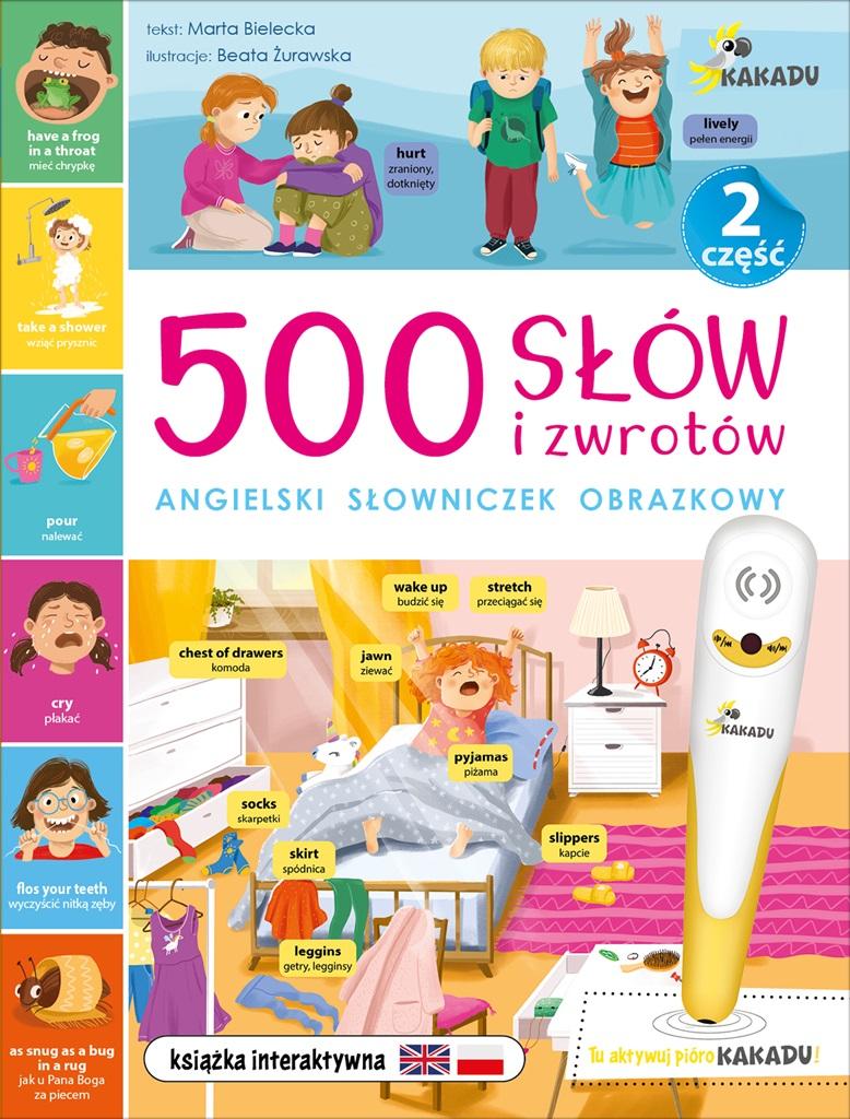 500 słów i zwrotów. Angielski słowniczek obrazkowy. Część 2