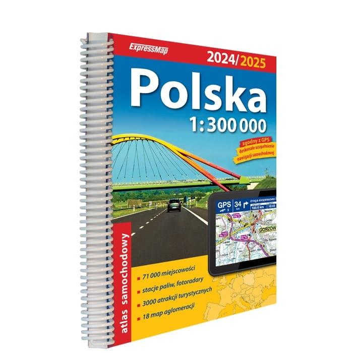 Polska. Atlas samochodowy 1:300 000