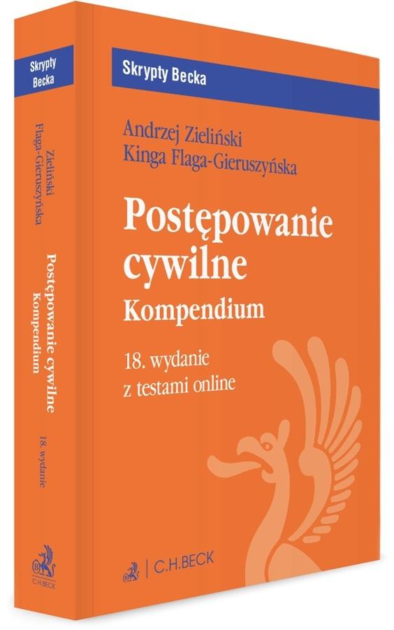 Postępowanie cywilne. Kompendium z testami online