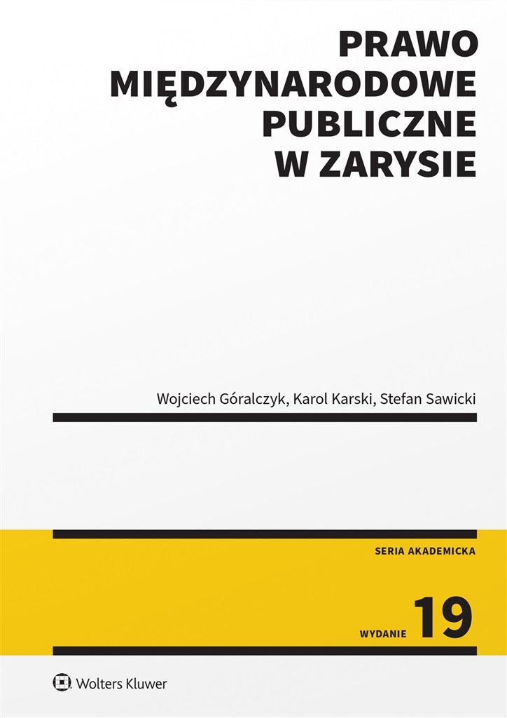 Książka - Prawo międzynarodowe publiczne w zarysie w.19