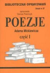 Książka - Biblioteczka opracowań nr 037 Poezje cz.1