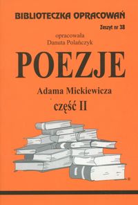 Książka - Poezje cz. II. Biblioteczka opracowań. Nr 038