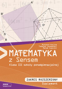 Książka - Matematyka LO 3 podr. ZR Suplement SENS