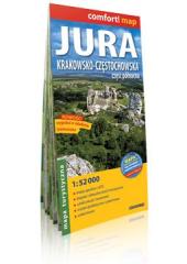 Książka - Jura Krakowsko-Częstochowska część północna laminowana mapa turystyczna 1:52 000