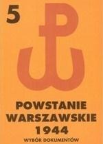 Książka - Powstanie Warszawskie 1944. Tom 5