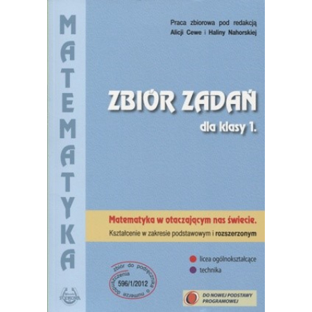 Książka - Matematyka w otaczającym nas świecie. Klasa 1. Podręcznik. Zakres podstawowy i rozszerzony