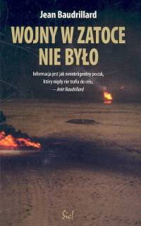 Książka - Wojny w zatoce nie było Jean Baudrillard