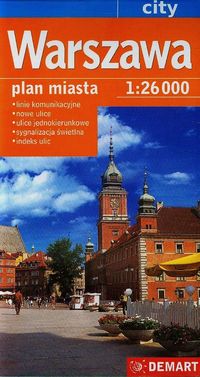 Książka - Warszawa plan miasta 1:26 000