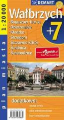 Książka - Plan Miasta Wałbrzych plus 7   DEMART