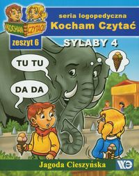 Książka - Kocham czytać Zeszyt 6 Sylaby 4 (T, D)