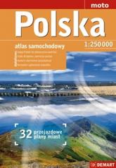 Książka - Polska atlas samochodowy 1:250 000