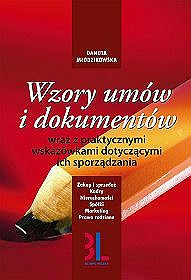 Książka - Wzory umów i dokumentów - Danuta Młodzikowska - 
