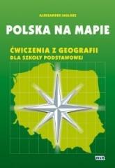 Książka - Polska na mapie - ćwiczenia z geografii SP