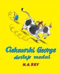 Książka - Ciekawski George dostaje medal