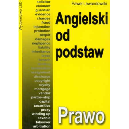 Książka - Angielski od podstaw. Prawo