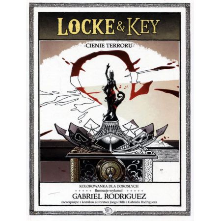 Książka - Cienie terroru. Locke & Key. Kolorowanka dla dorosłych