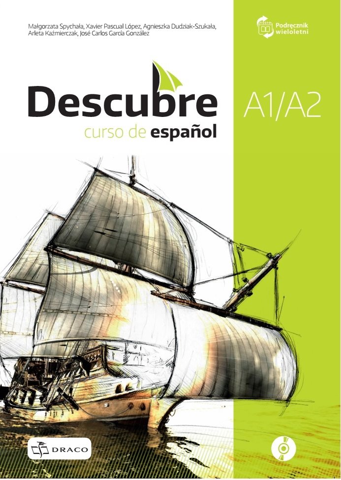 Książka - Descubre A1.2/A2. Język hiszpański. Podręcznik wieloletni + CD